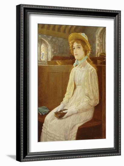 Faith-Arthur Hughes-Framed Giclee Print