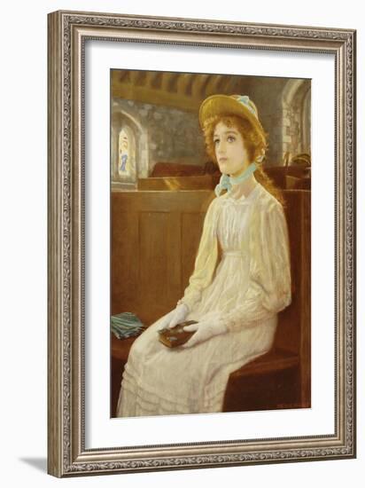 Faith-Arthur Hughes-Framed Giclee Print