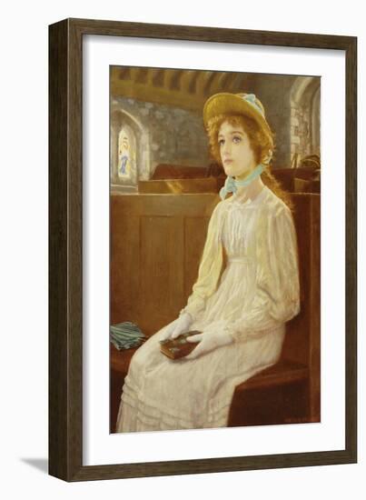 Faith-Arthur Hughes-Framed Giclee Print