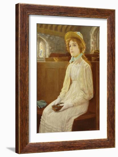 Faith-Arthur Hughes-Framed Giclee Print