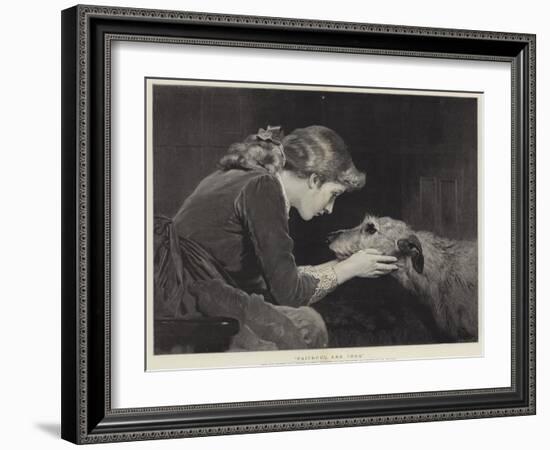 Faithful and True-Charles Burton Barber-Framed Giclee Print