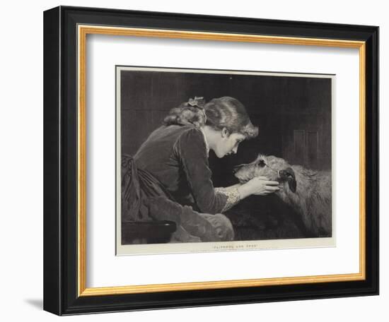 Faithful and True-Charles Burton Barber-Framed Giclee Print