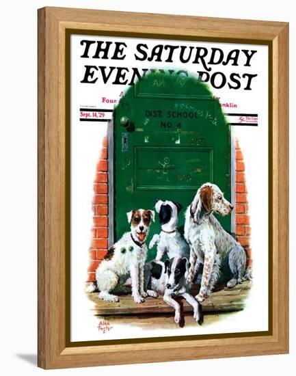 "Faithful Friends," Saturday Evening Post Cover, September 14, 1929-Alan Foster-Framed Premier Image Canvas