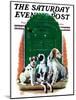 "Faithful Friends," Saturday Evening Post Cover, September 14, 1929-Alan Foster-Mounted Giclee Print