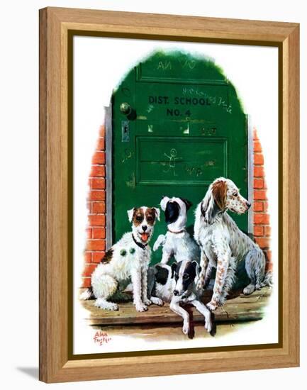 "Faithful Friends,"September 14, 1929-Alan Foster-Framed Premier Image Canvas