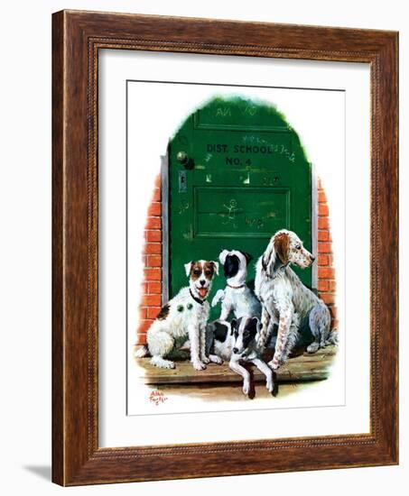 "Faithful Friends,"September 14, 1929-Alan Foster-Framed Giclee Print