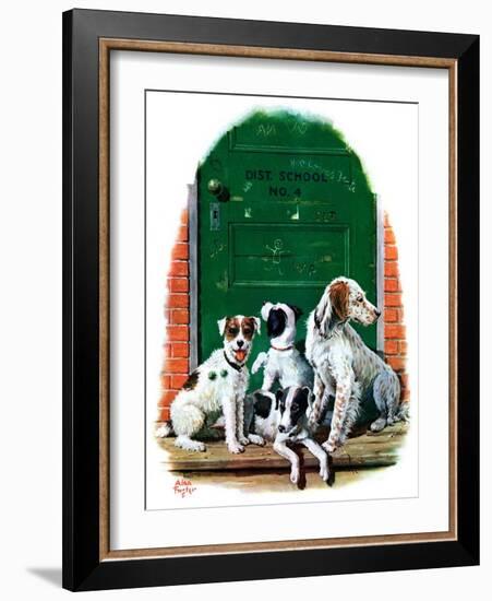 "Faithful Friends,"September 14, 1929-Alan Foster-Framed Giclee Print