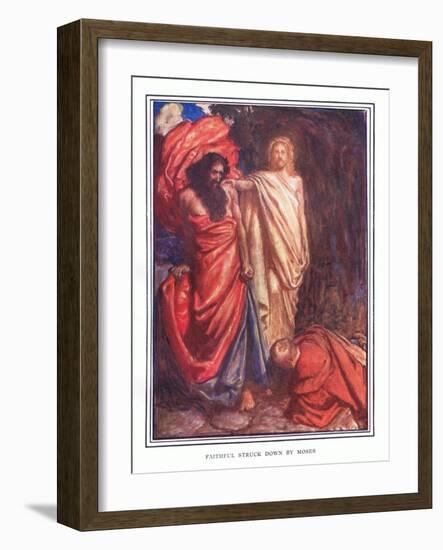 Faithful Struck Down by Moses-John Byam Liston Shaw-Framed Giclee Print