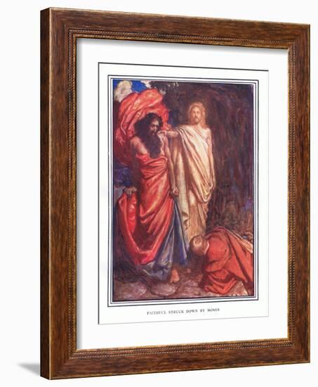 Faithful Struck Down by Moses-John Byam Liston Shaw-Framed Giclee Print