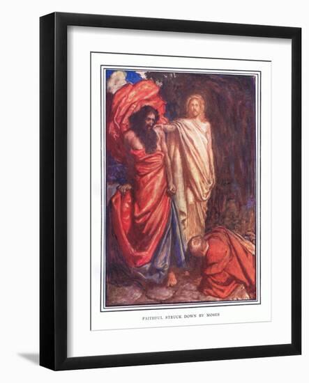 Faithful Struck Down by Moses-John Byam Liston Shaw-Framed Giclee Print