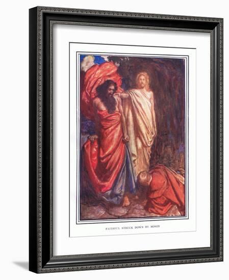 Faithful Struck Down by Moses-John Byam Liston Shaw-Framed Giclee Print