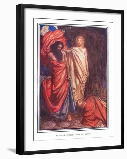 Faithful Struck Down by Moses-John Byam Liston Shaw-Framed Giclee Print