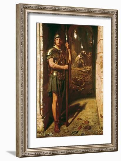 Faithful Unto Death, 1865-Edward John Poynter-Framed Giclee Print