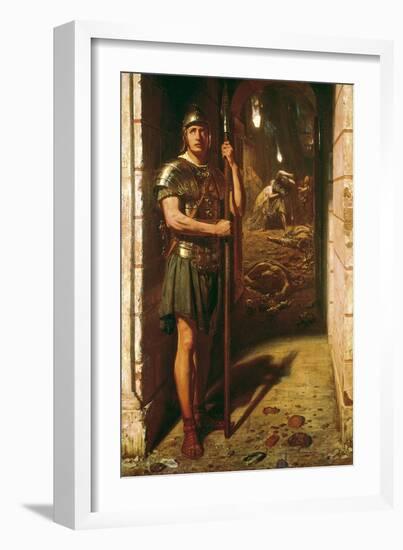 Faithful Unto Death, 1865-Edward John Poynter-Framed Giclee Print