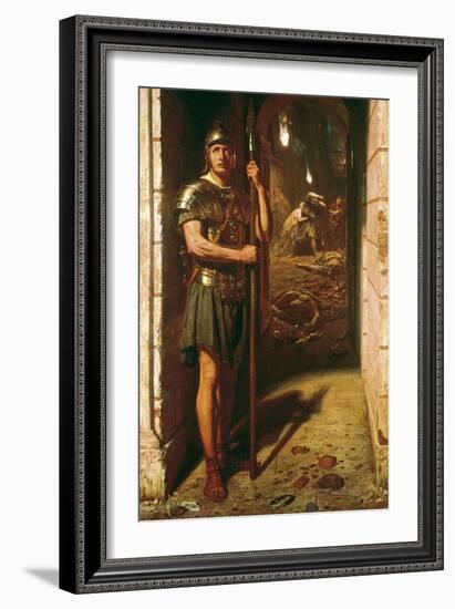 Faithful Unto Death, 1865-Edward John Poynter-Framed Giclee Print