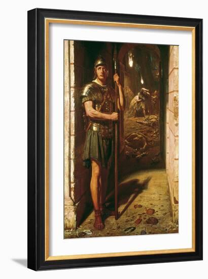 Faithful Unto Death, 1865-Edward John Poynter-Framed Giclee Print