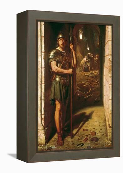 Faithful Unto Death, 1865-Edward John Poynter-Framed Premier Image Canvas