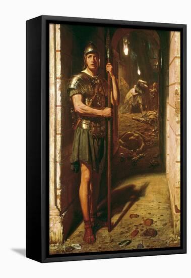 Faithful Unto Death, 1865-Edward John Poynter-Framed Premier Image Canvas