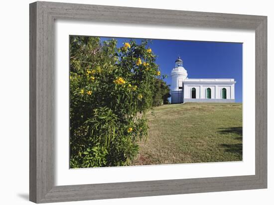 Fajardo Lighthouse, Puerto Rico-George Oze-Framed Photographic Print