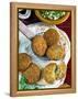 Falafel, Chickpeas Croquettes, Arabic Countries, Arabic Cooking-Nico Tondini-Framed Premier Image Canvas