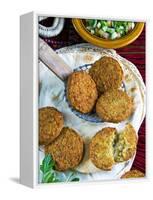 Falafel, Chickpeas Croquettes, Arabic Countries, Arabic Cooking-Nico Tondini-Framed Premier Image Canvas