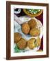 Falafel, Chickpeas Croquettes, Arabic Countries, Arabic Cooking-Nico Tondini-Framed Photographic Print