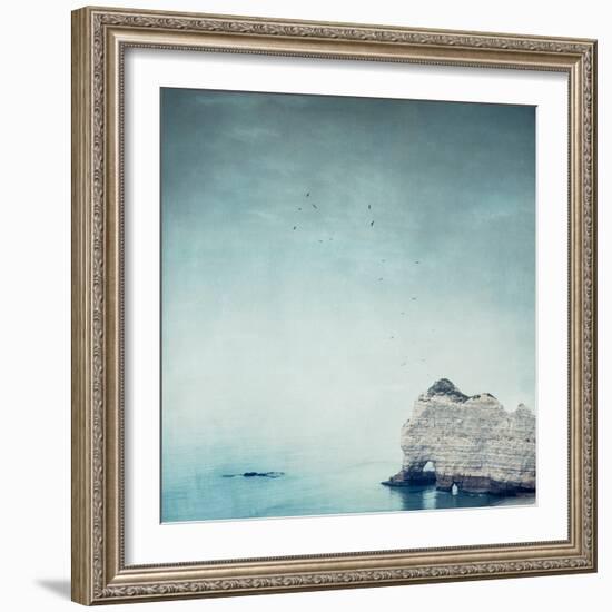 Falaise d'Amont-Dirk Wuestenhagen-Framed Art Print