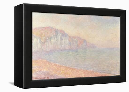 Falaises de Pourville, Le Matin, 1897-Claude Monet-Framed Premier Image Canvas
