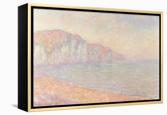 Falaises de Pourville, Le Matin, 1897-Claude Monet-Framed Premier Image Canvas