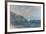 Falaises et Voiliers a Pourville-Claude Monet-Framed Premium Giclee Print