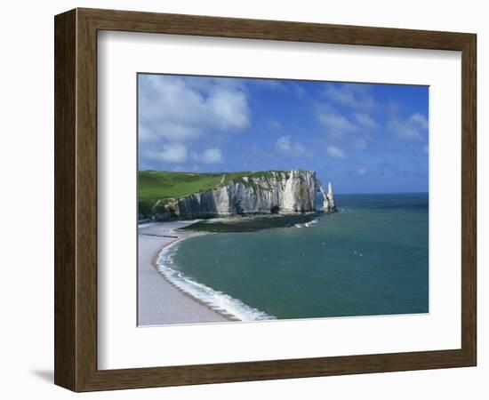 Falaises, Near Etretat, Haute Normandie, France-Hans Peter Merten-Framed Photographic Print