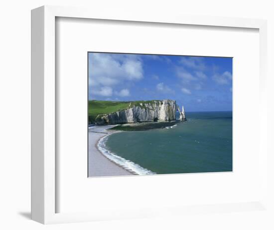 Falaises, Near Etretat, Haute Normandie, France-Hans Peter Merten-Framed Photographic Print