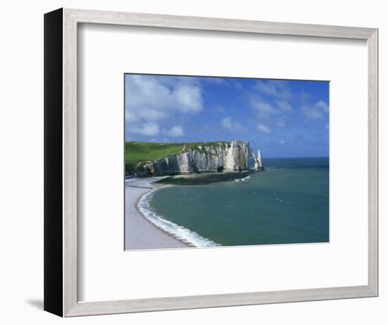 Falaises, Near Etretat, Haute Normandie, France-Hans Peter Merten-Framed Photographic Print