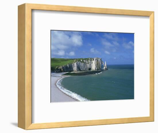 Falaises, Near Etretat, Haute Normandie, France-Hans Peter Merten-Framed Photographic Print