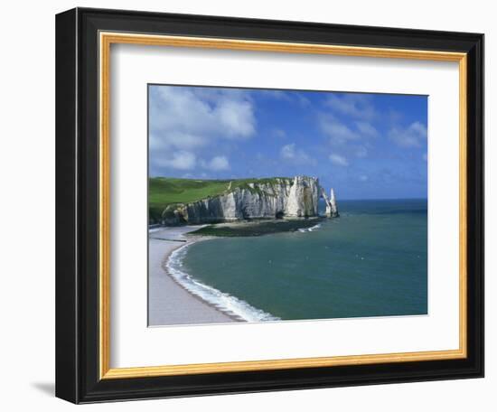 Falaises, Near Etretat, Haute Normandie, France-Hans Peter Merten-Framed Photographic Print