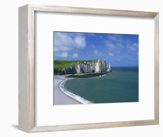 Falaises, Near Etretat, Haute Normandie, France-Hans Peter Merten-Framed Photographic Print