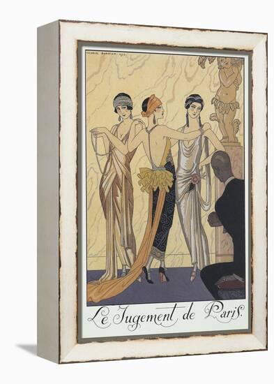 Falbalas Et Fanfreluches, Almanac for 1924,The Judgment of Paris-Georges Barbier-Framed Premier Image Canvas