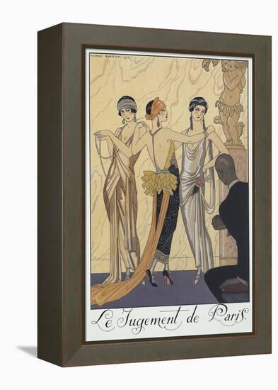 Falbalas Et Fanfreluches, Almanac for 1924,The Judgment of Paris-Georges Barbier-Framed Premier Image Canvas