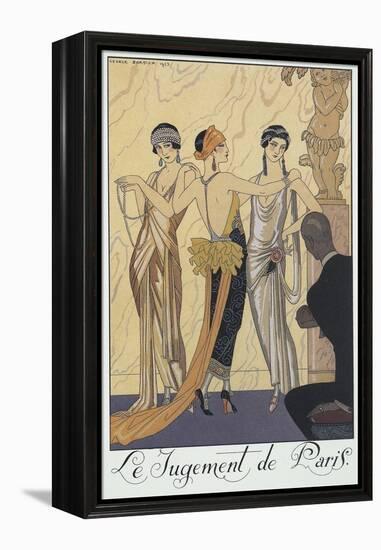 Falbalas Et Fanfreluches, Almanac for 1924,The Judgment of Paris-Georges Barbier-Framed Premier Image Canvas