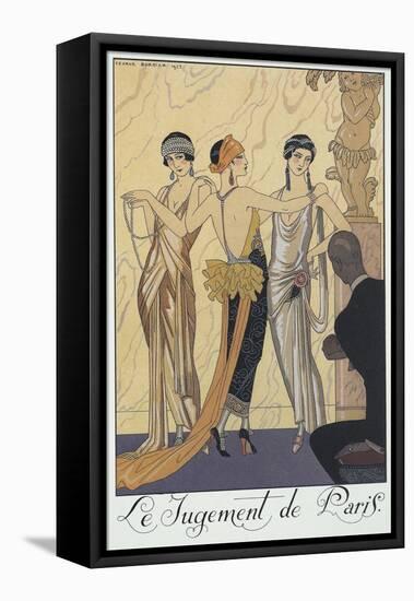 Falbalas Et Fanfreluches, Almanac for 1924,The Judgment of Paris-Georges Barbier-Framed Premier Image Canvas