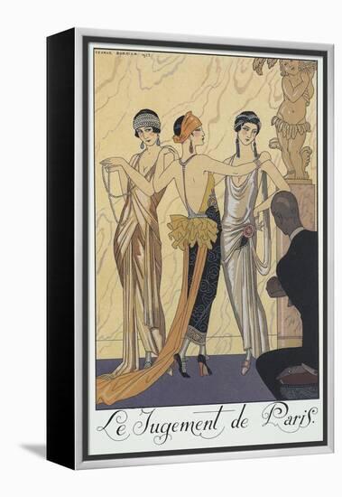 Falbalas Et Fanfreluches, Almanac for 1924,The Judgment of Paris-Georges Barbier-Framed Premier Image Canvas