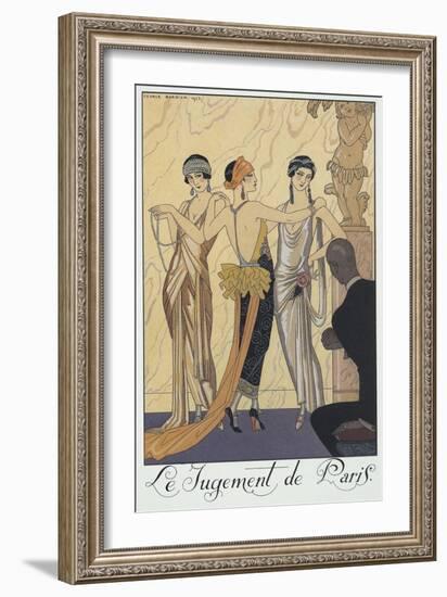 Falbalas Et Fanfreluches, Almanac for 1924,The Judgment of Paris-Georges Barbier-Framed Giclee Print