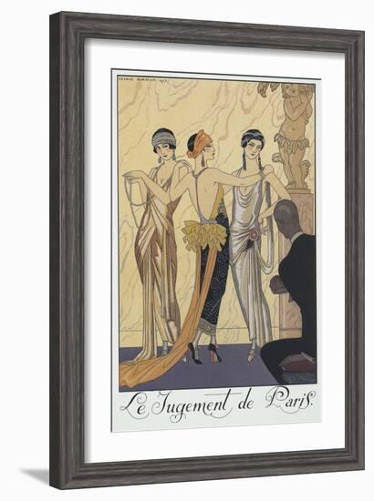 Falbalas Et Fanfreluches, Almanac for 1924,The Judgment of Paris-Georges Barbier-Framed Giclee Print