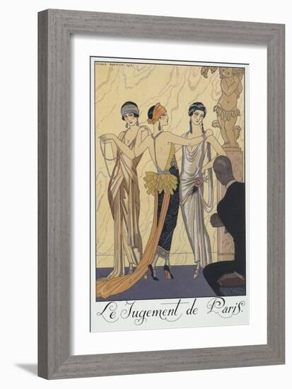 Falbalas Et Fanfreluches, Almanac for 1924,The Judgment of Paris-Georges Barbier-Framed Giclee Print