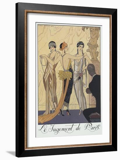 Falbalas Et Fanfreluches, Almanac for 1924,The Judgment of Paris-Georges Barbier-Framed Giclee Print