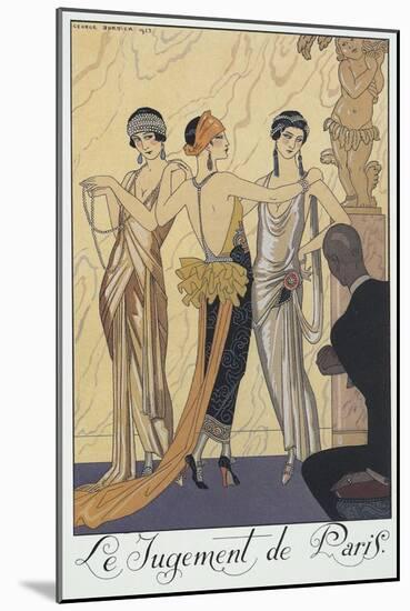 Falbalas Et Fanfreluches, Almanac for 1924,The Judgment of Paris-Georges Barbier-Mounted Giclee Print