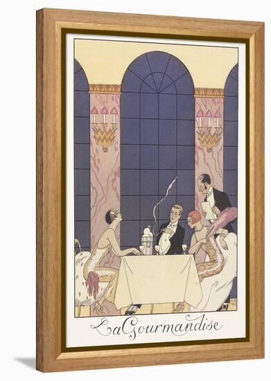 Falbalas Et Fanfreluches, Almanac for 1925: La Gourmandise-Georges Barbier-Framed Premier Image Canvas