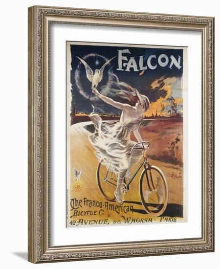 Falcon, the Franco-American Bicycle Co-null-Framed Giclee Print