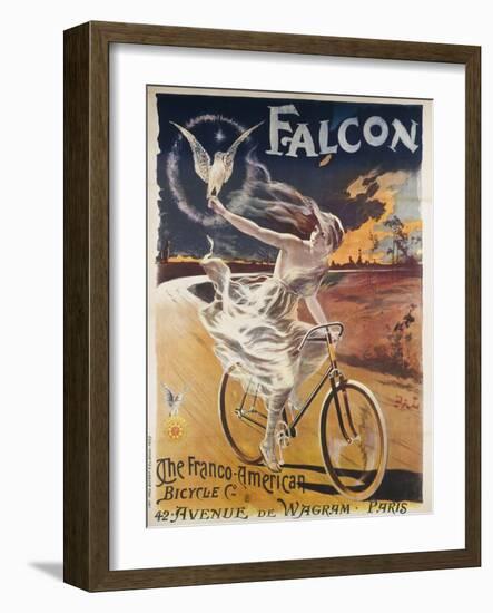 Falcon, the Franco-American Bicycle Co-null-Framed Giclee Print