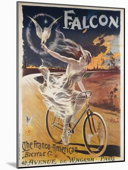 Falcon, the Franco-American Bicycle Co-null-Mounted Giclee Print